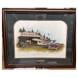 31 x 25 framed and signed Ben Richmond spirit of