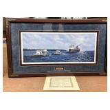 38 x 22 framed and signed Ben Richmond island