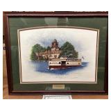 30 x 25 Ben Richmond framed and signed island