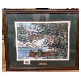 32 x 27 framed Ben Richmond the guide artist