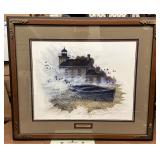 28 x 24 framed & signed Ben Richmond Winward