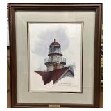 23 x 27 framed and signed Ben Richmond Marblehead