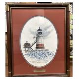 19 x 23 framed and signed Ben Richmond silent