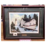 30 x 25 framed and signed Ben Richmond Christmas
