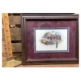 Framed Ben Richmond memory lane print