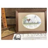 TJ Struna framed Marblehead island print