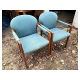 2 lobby chairs