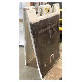 Plastic menu board sign