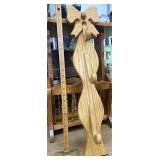 Oak coat hook