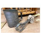 Vintage kitchen items
