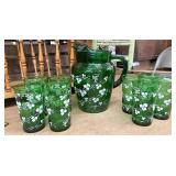 Retro water pitcher set