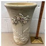 Burley clay vase