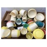 Retro plastic cups
