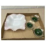 Miscellaneous glassware