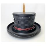 Snowman top hat with Protector lid and pottery
