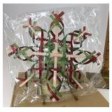 NIB Snowflake glitter ornament