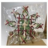 NIB Snowflake glitter ornament