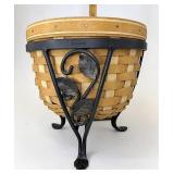 Flora with Protector and Wrought iron stand