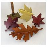 Set of 4  Woodcrafts leaves