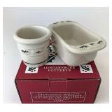 Traditional Holly Toothpick and sweetener holder