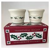 Traditional Holly 2 votive cups