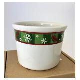Holiday 1 pint crock