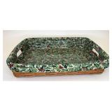 Serving tray with liner and protector