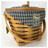 Crawford Barn with liner Protector lid and tie on