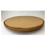 Lazy Susan with felt topper