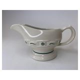 USA green gravy boat