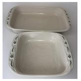 USA Green baking dishes used condition