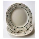USA Green bread plates very gently used condition