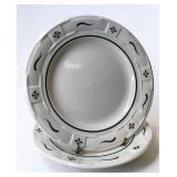 USA Green bread plates like new condition