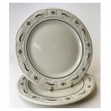 USA green dinner plates-gently used condition