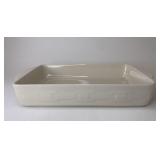 NIB ivory 9 x 13 baking dish