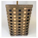 Khaki check small waste
