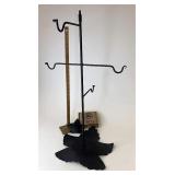 Wrought iron Table top basket stand finial