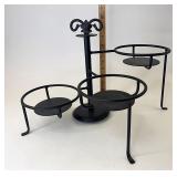 Wrought iron Swivel caddy