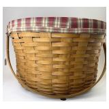 Street Basket with liner some damage on the