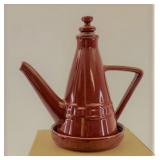 NIB Paprika oil bottle and plate