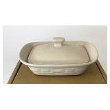 NIB Ivory mini Lidded Casserole