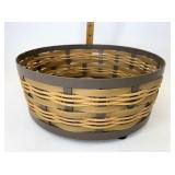 On the veranda round serving bowl