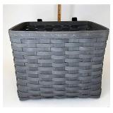 2015 Large pewter wall hanging basket