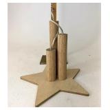 Woodcrafts 3 candlestick on star