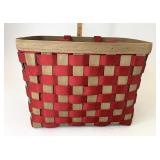 2007 red nylon weave with handles