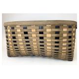 Khaki check blanket