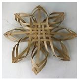 Small wood splint snowflake