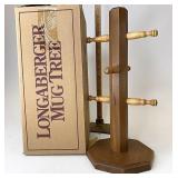 NIB Wooden mug tree
