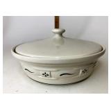 USA Green small covered casserole