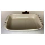 USA green 3 quart baking dish gently used